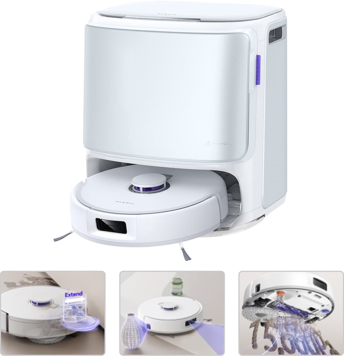 NARWAL Freo Z10 – Robotstofzuiger en -sop – 15000 Pa – EdgeReach — afbeelding 1