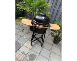 Kamado BBQ 19 Inch Medium | Keramische Houtskool BBQ | Divide & Conquer | Incl. Fiberglass Afdichting