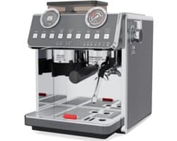 Wartmann WM-2502 EM Professionele Espressomachine (270279) met ingebouwde koffiemolen en draaibare stoompijp