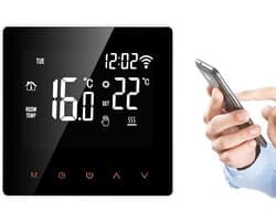 Slimme Programmeerbare Wifi Thermostaat met Touchscreen voor Vloerverwarming
