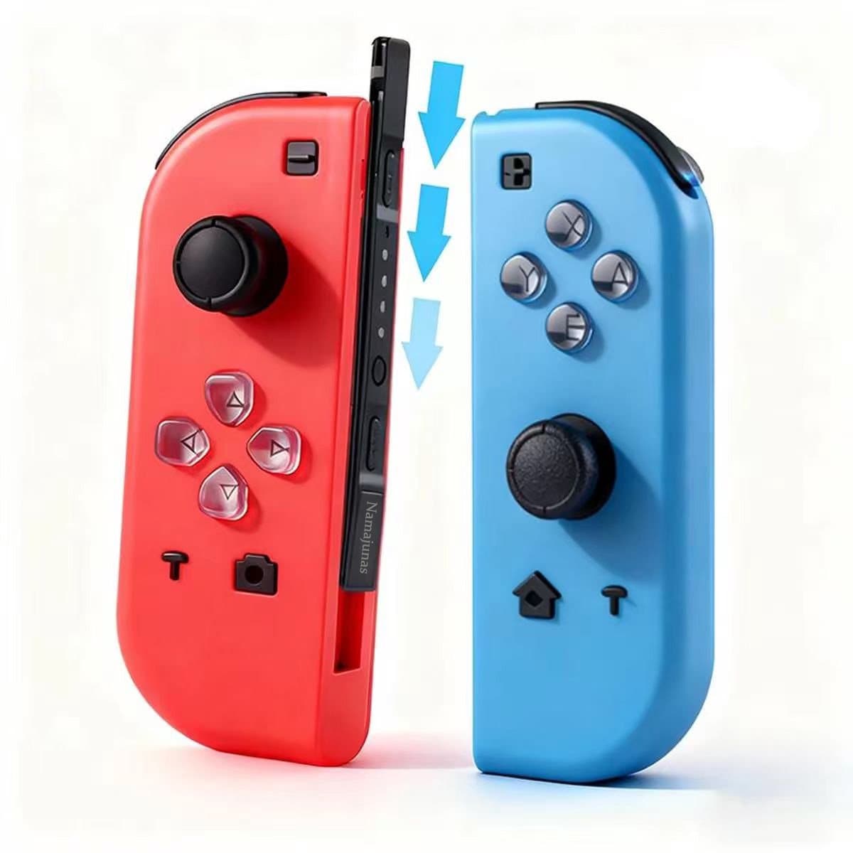 Namajunas - Draadloze Controller geschikt voor Nintendo Switch/OLED/LITE - Gamepad - Geschikt voor Switch Joy-Con Controller paar - 6-assige gyroscoop - Ondersteuning voor ontwaken/screenshot & Turbo - Niet geschikt voor Nintendo Switch 2 — afbeelding 1