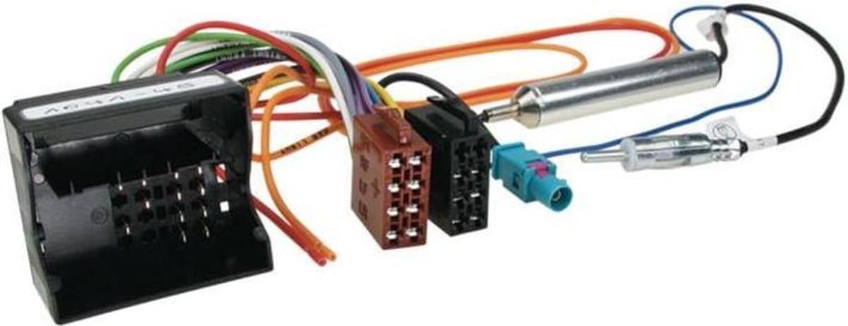 Radio Aansluitkabel Peugeot / Citroen > ISO Norm + DIN Antenne Stekker — afbeelding 1
