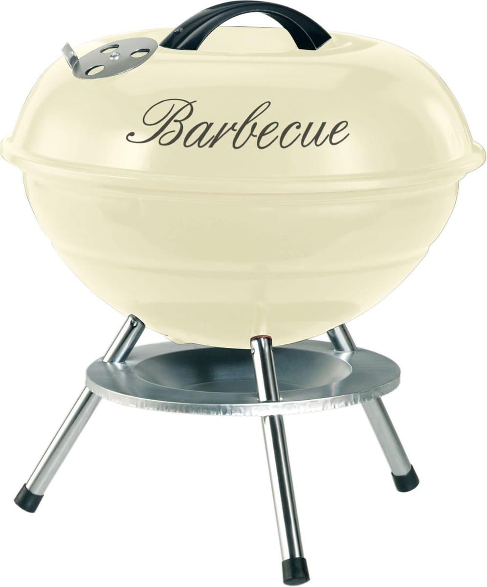 Garden Grill Kogelgrill Houtskoolbarbecue ø 35 cm - Creme — afbeelding 1