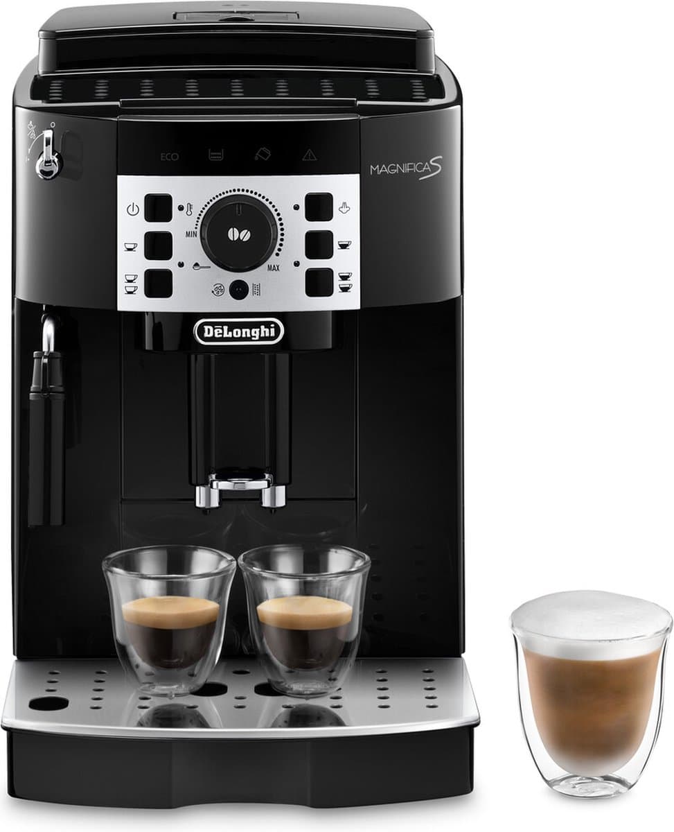 De’Longhi Magnifica S ECAM20.110.B - Volautomatische espressomachine - Handmatige melkopschuimer en uitneembare zetgroep - Zwart — afbeelding 1