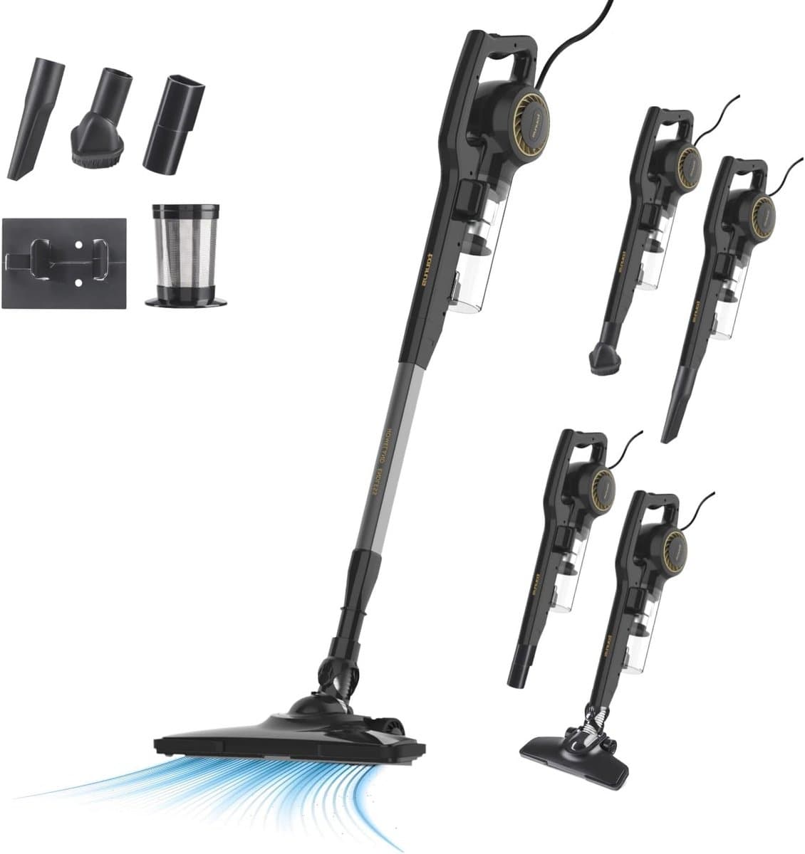 3-in-1 Steelstofzuiger met Cycloon Systeem - 600W, Handstofzuiger en Lancestofzuiger voor Alle Oppervlakken — afbeelding 1