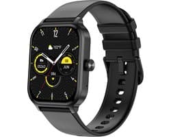 Knobbout 1.93"Scherm Smartwatch - Bluetooth belfunctie -Langzame ademhalingstraining- Bloeddrukmeting,Hartslagfunctie, Caloriemeting, Slaapmonitor, Afstandmeting, Bloedzuurstof analyse -100+sportmodi -Android en iOS- Grijs