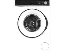 Sharp was machine New Line ESNFB814BWNA – energie label A – 8kg – 1400rpm – Aquastop – Steamwash – wit
