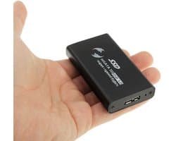 6 gb / s mSATA Solid State Disk SSD naar USB 3.0 harde schijfbehuizing (zwart)