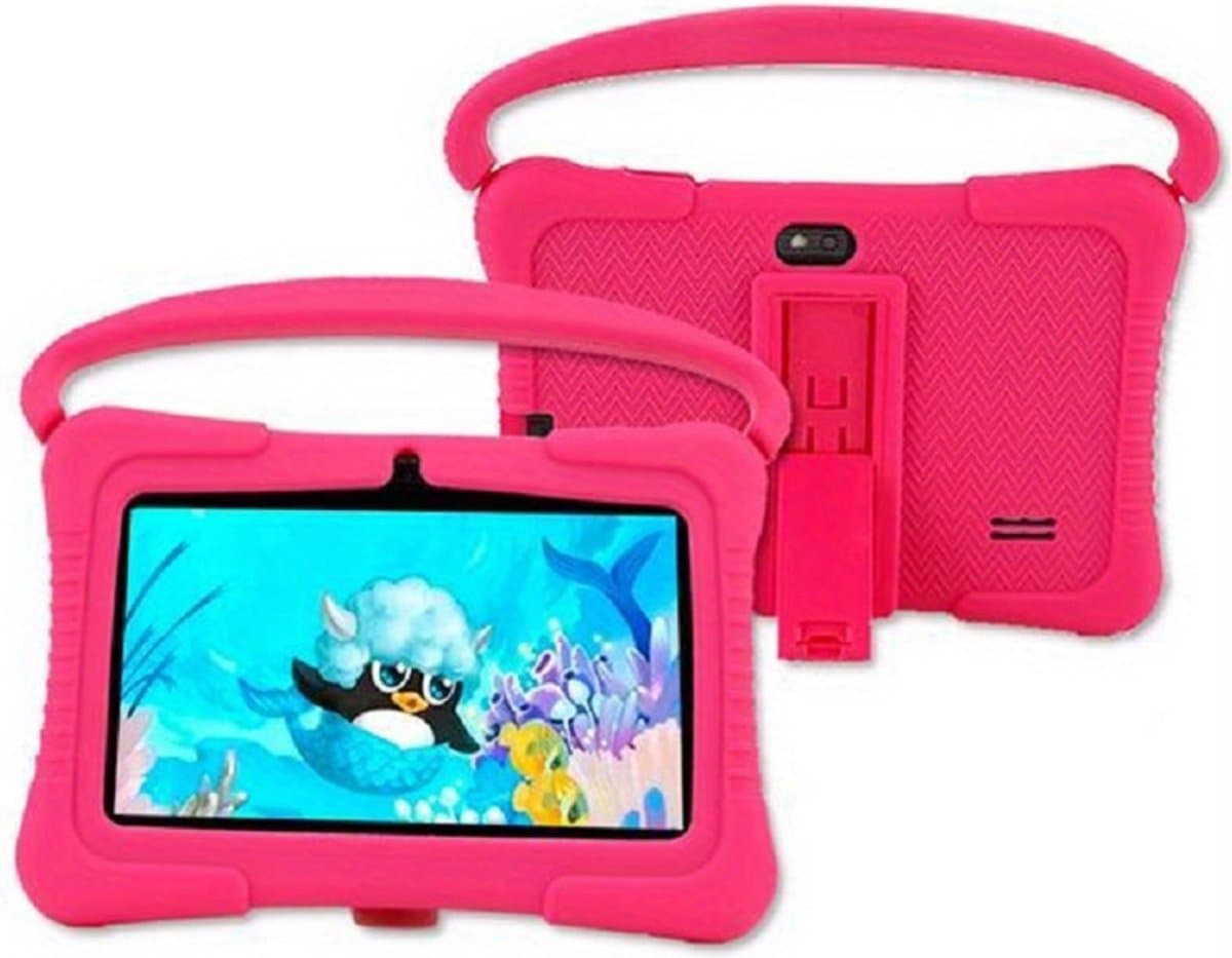 Xerolax Kindertablet - Kinder Computer - Vanaf 3 Jaar - 5 Jaar - 32GB - 7 Inch - Inclusief Gratis Beschermhoes - Roze — afbeelding 1