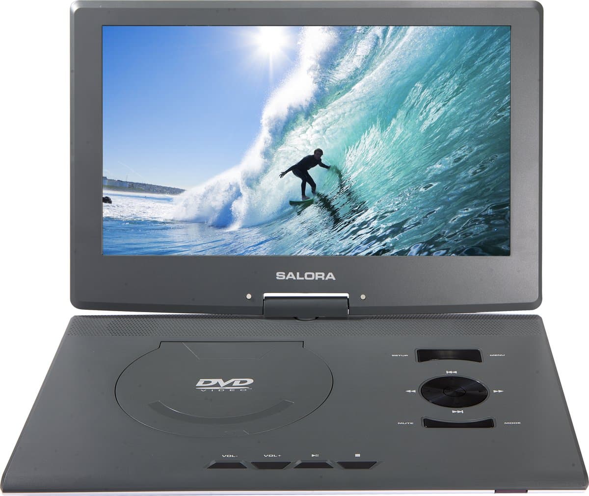 Salora DVDPLAYER14 - Draagbare DVD Speler - DVD speler auto - 14 inch - Accessoires - 2023 — afbeelding 1