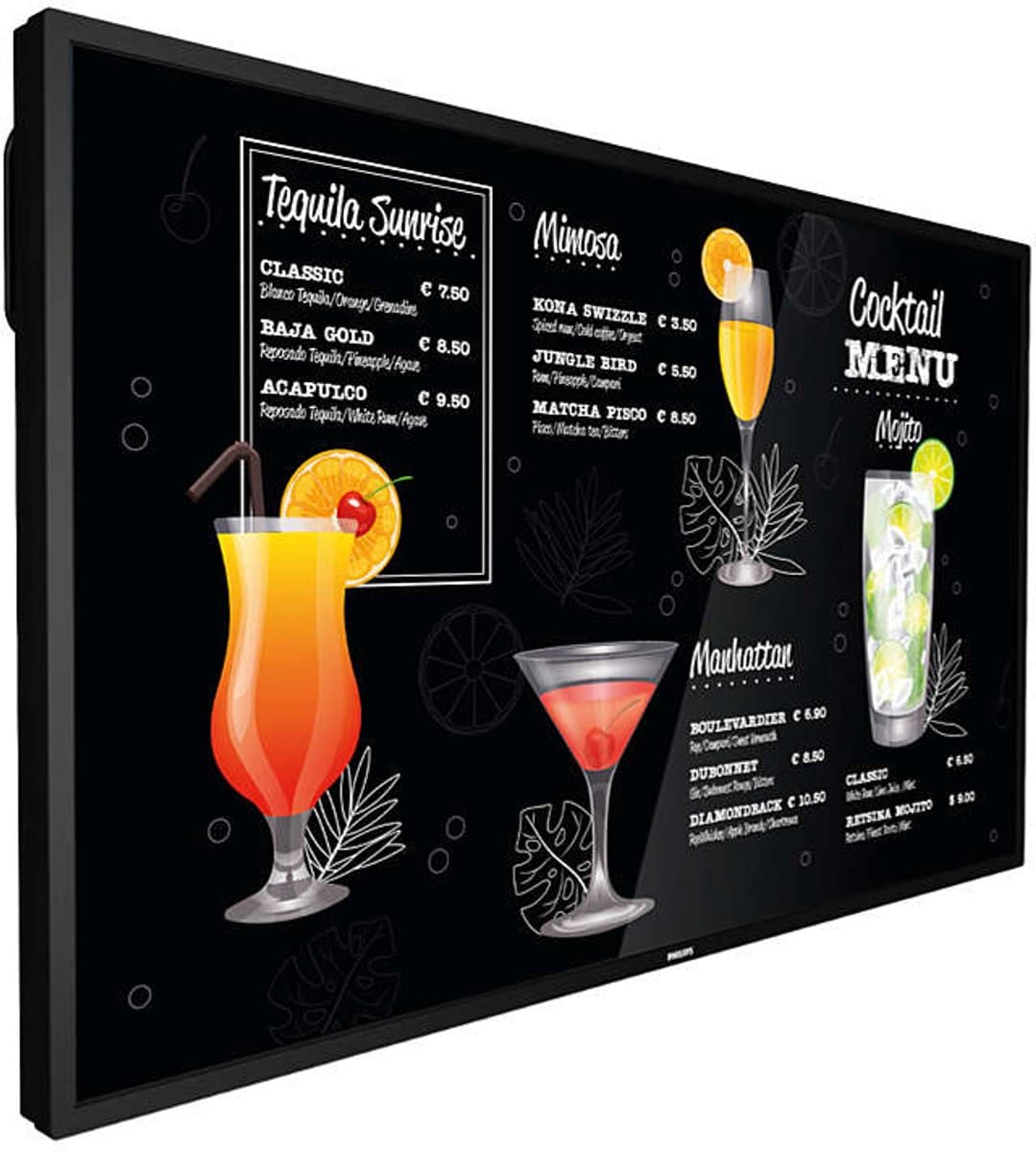 Philips 50BDL3017P/00 beeldkrant Digitale signage flatscreen 127 cm (50") 700 cd/m² 4K Ultra HD Zwart — afbeelding 1