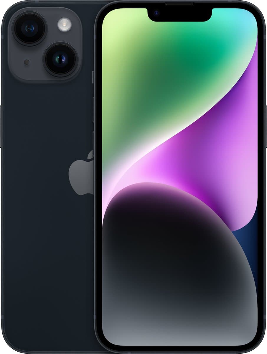 Apple iPhone 14 - 512GB - Middernacht — afbeelding 1