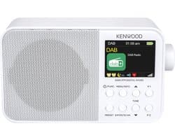 Kenwood CR-M30DAB DAB+ Radio - Interne accu - Wit