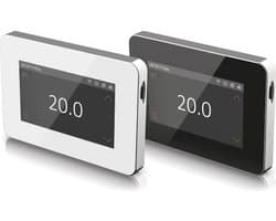 V1 pro touch wifi design elektrische vloerverwarming universele thermostaat Zwart