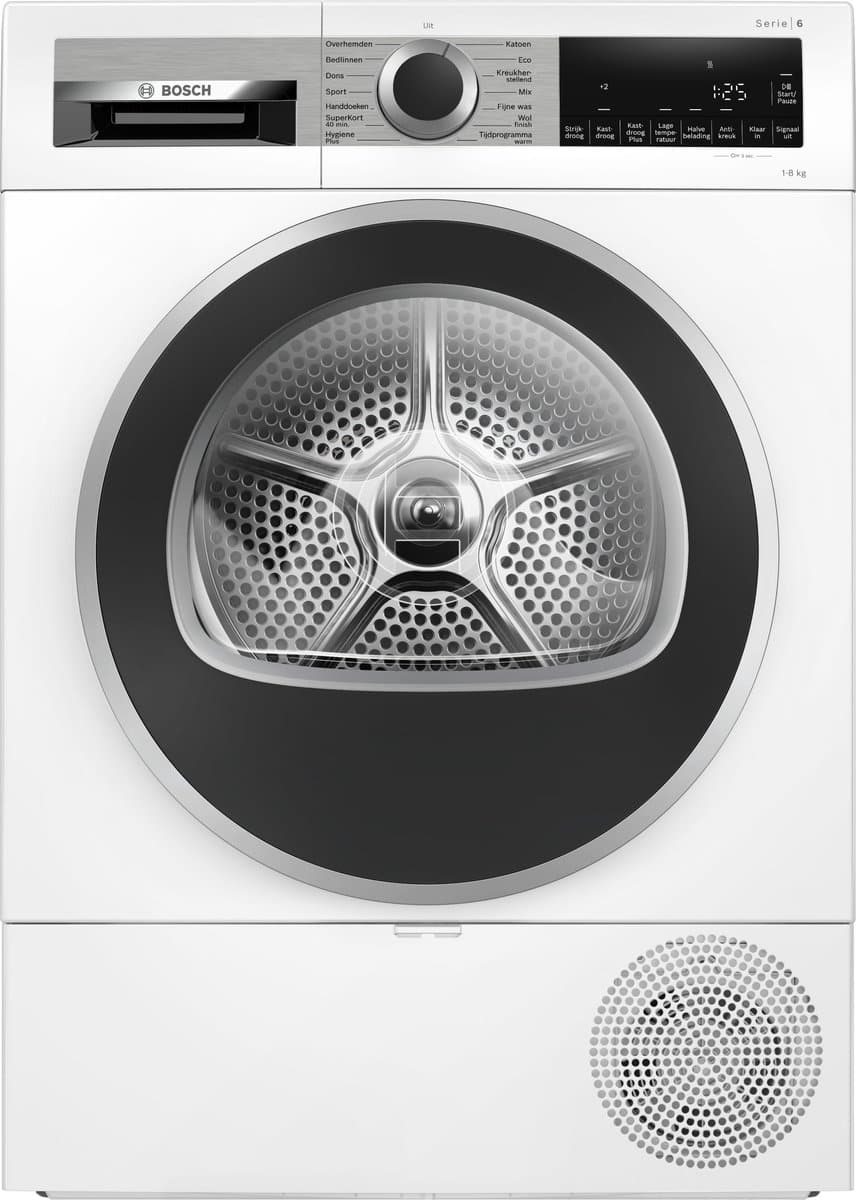 BOSCH WQG233DLNL - Warmtepompdroger - 8 kg - 63 dB - Energielabel C — afbeelding 1