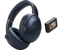 JBL Tour One M3 Tx - Draadloze Noise Cancelling Koptelefoon met Smart Tx Adapter - Bluetooth - Over-ear - 70 uur batterij - Blauw