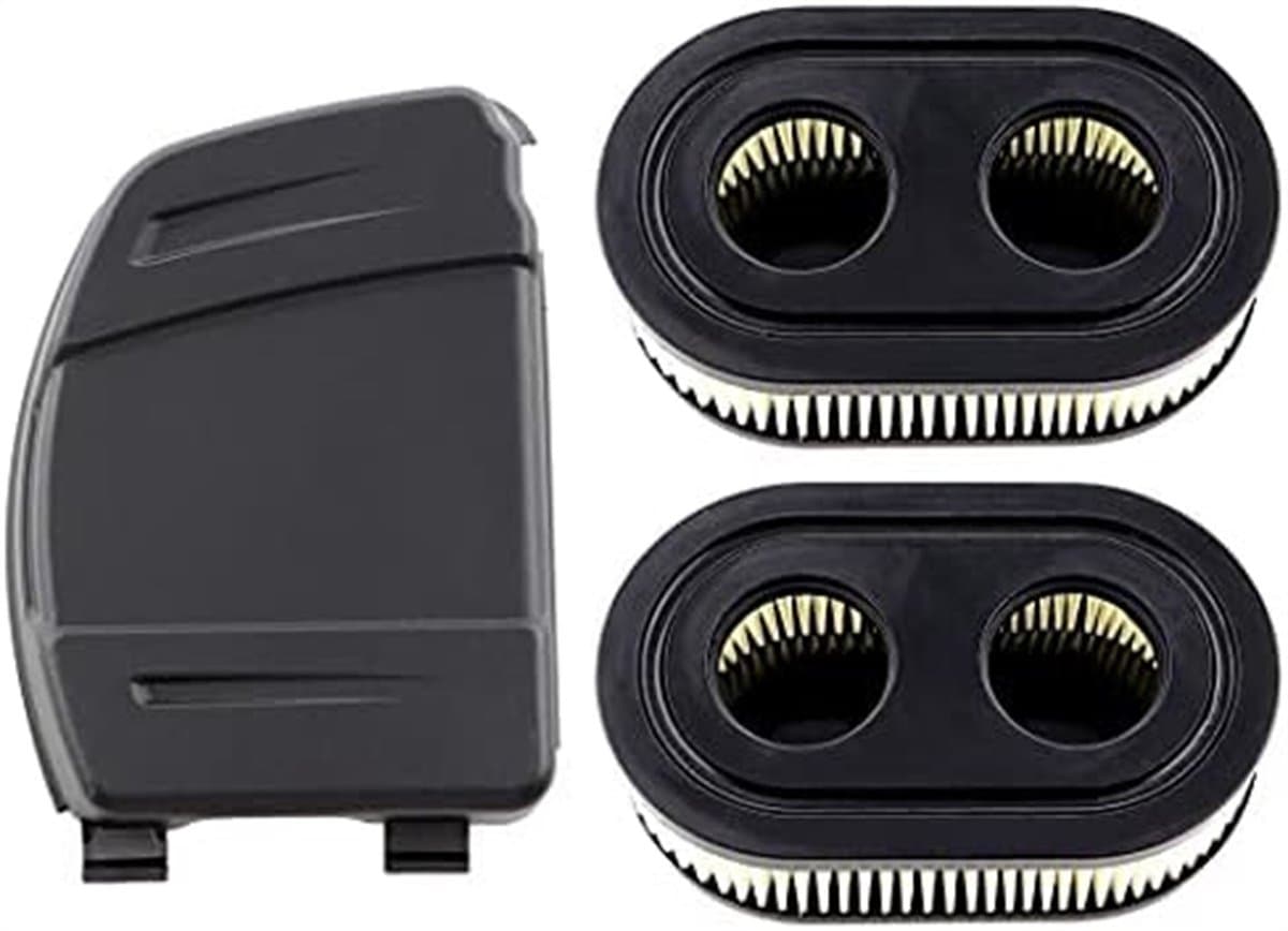 Twee luchtfiltersets geschikt voor luchtfilterkappen geschikt voor Briggs & Stratton 550E, 575EX, 575IS, 625EXI, 650EXI, 675EXI en 675IS motoren. geschikt voor onderdelen 594106, 798339, 798452 en 593260. — afbeelding 1