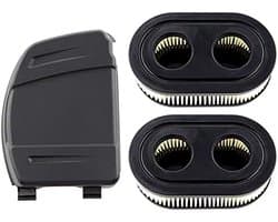 Twee luchtfiltersets geschikt voor luchtfilterkappen geschikt voor Briggs & Stratton 550E, 575EX, 575IS, 625EXI, 650EXI, 675EXI en 675IS motoren. geschikt voor onderdelen 594106, 798339, 798452 en 593260.