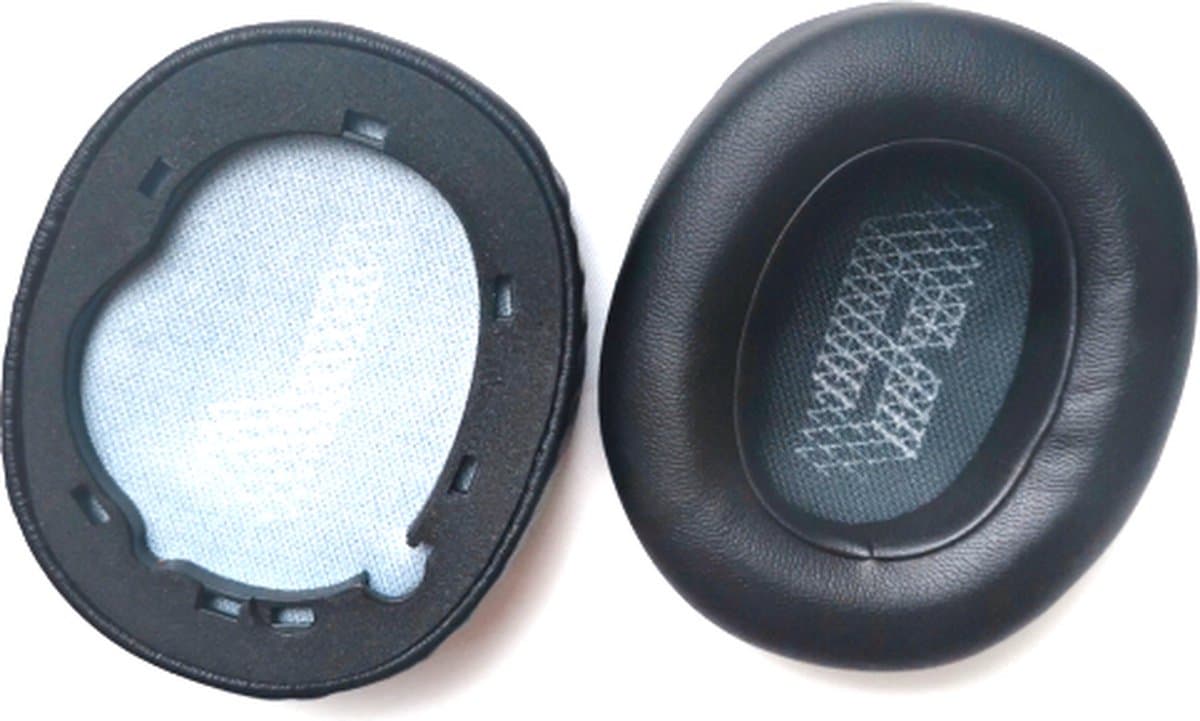 Oorkussens Geschikt Voor JBL Live 650BTNC / 660NC – 2 Stuks – Eiwitleer – Zwart — afbeelding 1