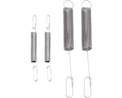 Stuurveer Grasmaaier - Control Veer Motor - Motoronderhoud - Duurzaam Metaal - 4 stuks - Zilver