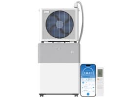 Midea PortaSplit Mobiele Split Airco - 12.000 BTU - Koelen & Verwarmen - Met Wifi