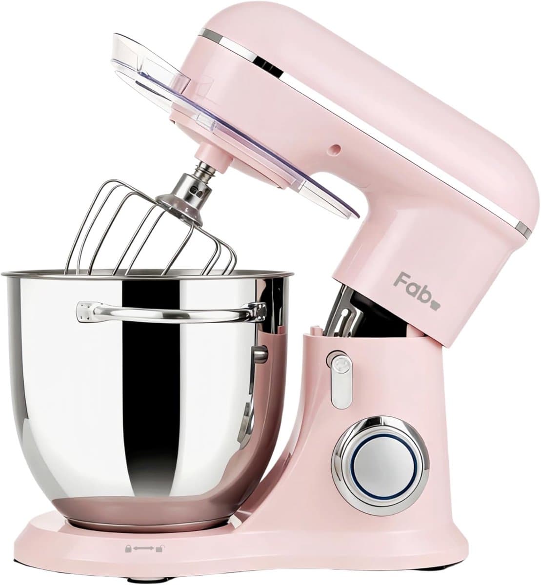 Keukenmachine - Kneedmachine Deegmachine - Thuisbakken Koken - 10 Snelheden - 6 Liter Kom - Roze — afbeelding 1