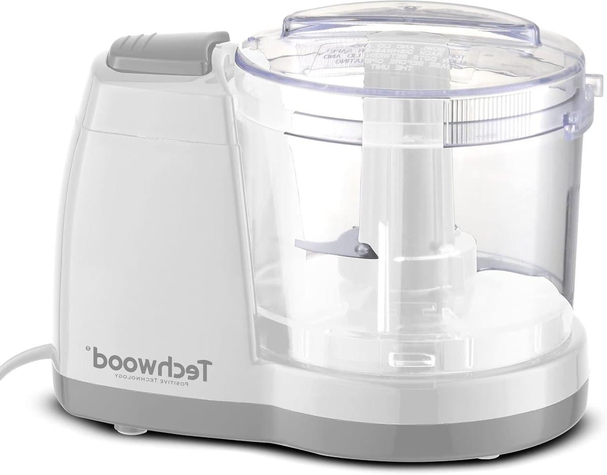 Mini Hakmachine - Keukenmachine - Ingrediënten Fijnmaken - Roestvrijstalen Messen - 375 ml - Wit — afbeelding 1