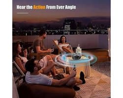 Mini Projector, 1080p HD Home Theater Video Projector, Draagbare Filmprojector met AUX USB Interfaces, voor IOS Android Smartphones Tablets
