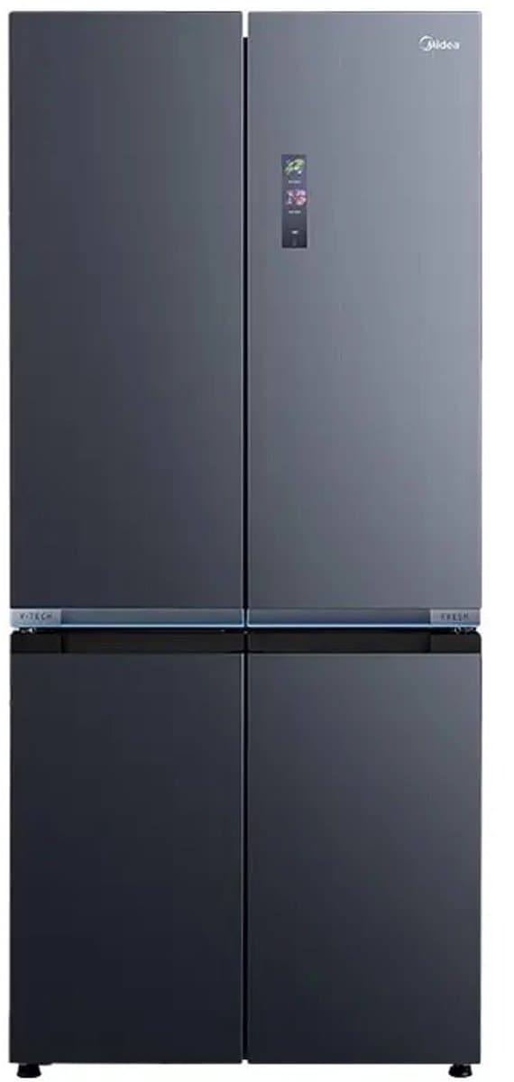 Midea MDRM706BIE70 - Amerikaanse koelkast - Vrijstaand - Frans deur - No Frost - Nightsky zwart - 4 deur(en) - Touch - LED - 307 kWh/jaar — afbeelding 1