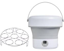 Draagbare Vaatwasser - Opvouwbare Reiniger - Keuken Schoonmaken - Compact Opvouwbaar - 5L Capaciteit - Wit