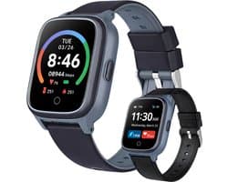 Royal Empire alarmhorloge – GPS Pro Smartwatch voor Senioren – Valdetectie & SOS – Videobellen – Medicatiealarm – Hartslag en Bloeddrukmeter