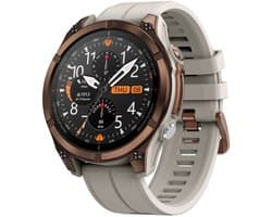 Zeblaze Stratos 4 Pro Smartwatch - Offline kaartnavigatie - GPS - Slaapmonitor - Belfunctie - LED Zaklamp - 170+ Sportmodi- 5ATM - Hartslag/Slaapmeter/SpO2 - IOS & Android - Koper
