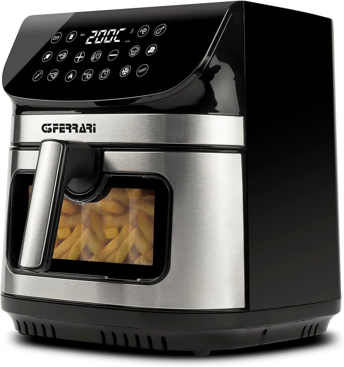 Airfryer - Hete Lucht Oven - Gezond Bakken - Dubbele Weerstand - 9 Liter - Zwart — afbeelding 1