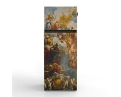 NUNKI MEDIUM-AVERS / Dubbel-Deurs Koelkast, E Klasse, 206l, Versailles, Satin (ALL sides)