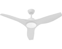 Plafondventilator met Lamp - Brinton Vivid - Aanpasbare Lichtkleur 3000K-4000K-6500K - Afstandsbediening - Wit