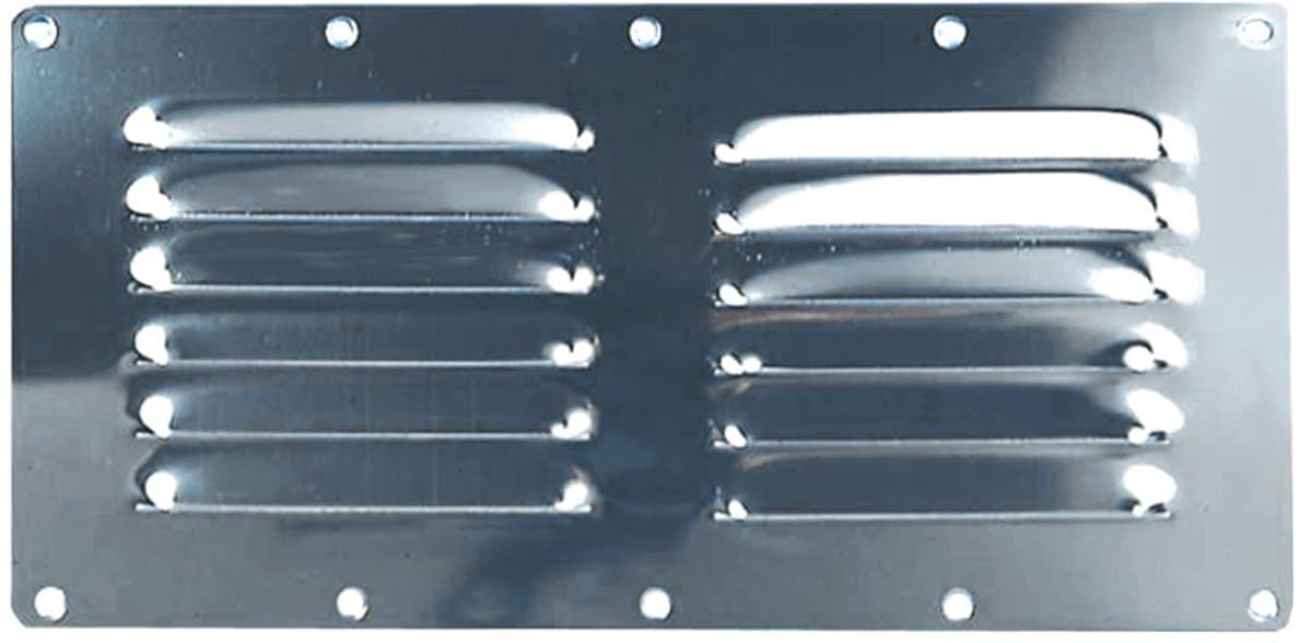Italy Serie - Roestvrijstalen Ventilatierooster - 230x115 mm - AISI 316 — afbeelding 1