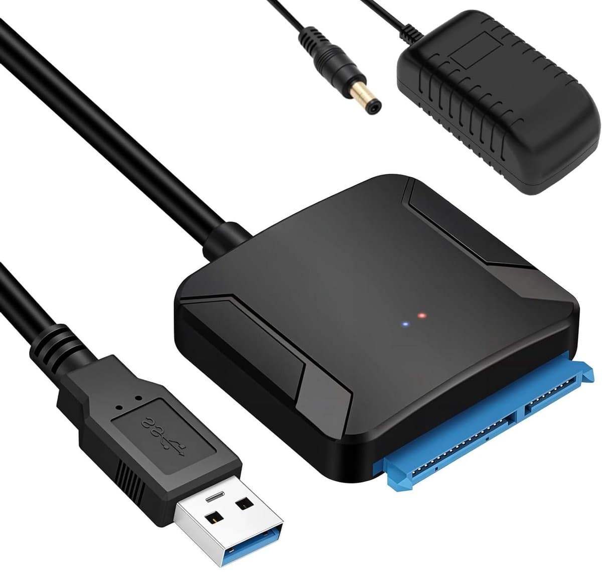 USB naar SATA Adapter - Externe Harde Schijf Kabel - Data Overzetten - Plug and Play — afbeelding 1