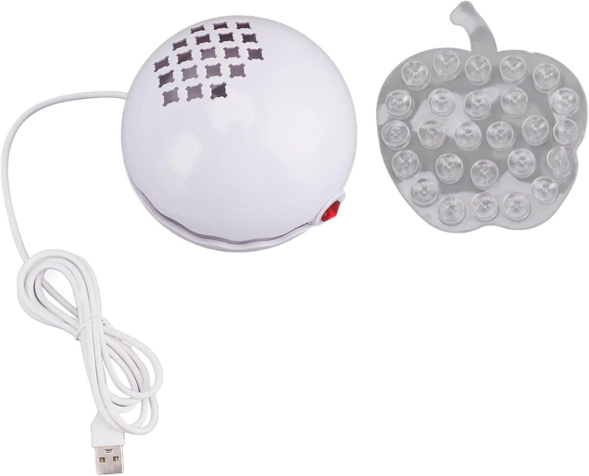 Mini vaatwasser - Draagbare afwasmachine - Keuken schoonmaken - Ultrasoon geluid reiniging - 12 x 12 x 12 cm - Rood — afbeelding 1