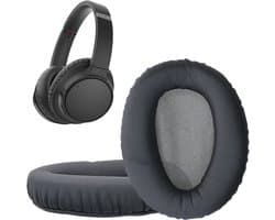 kwmobile 2x oorkussens geschikt voor Sony WH-CH700N - Earpads voor koptelefoon in mat zwart
