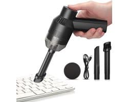 Mini draadloze bureaustofzuiger, geschikt voor het reinigen van stof, haar, pluisjes, gumresten, laptops, auto's, dierenverblijven en andere plekken.