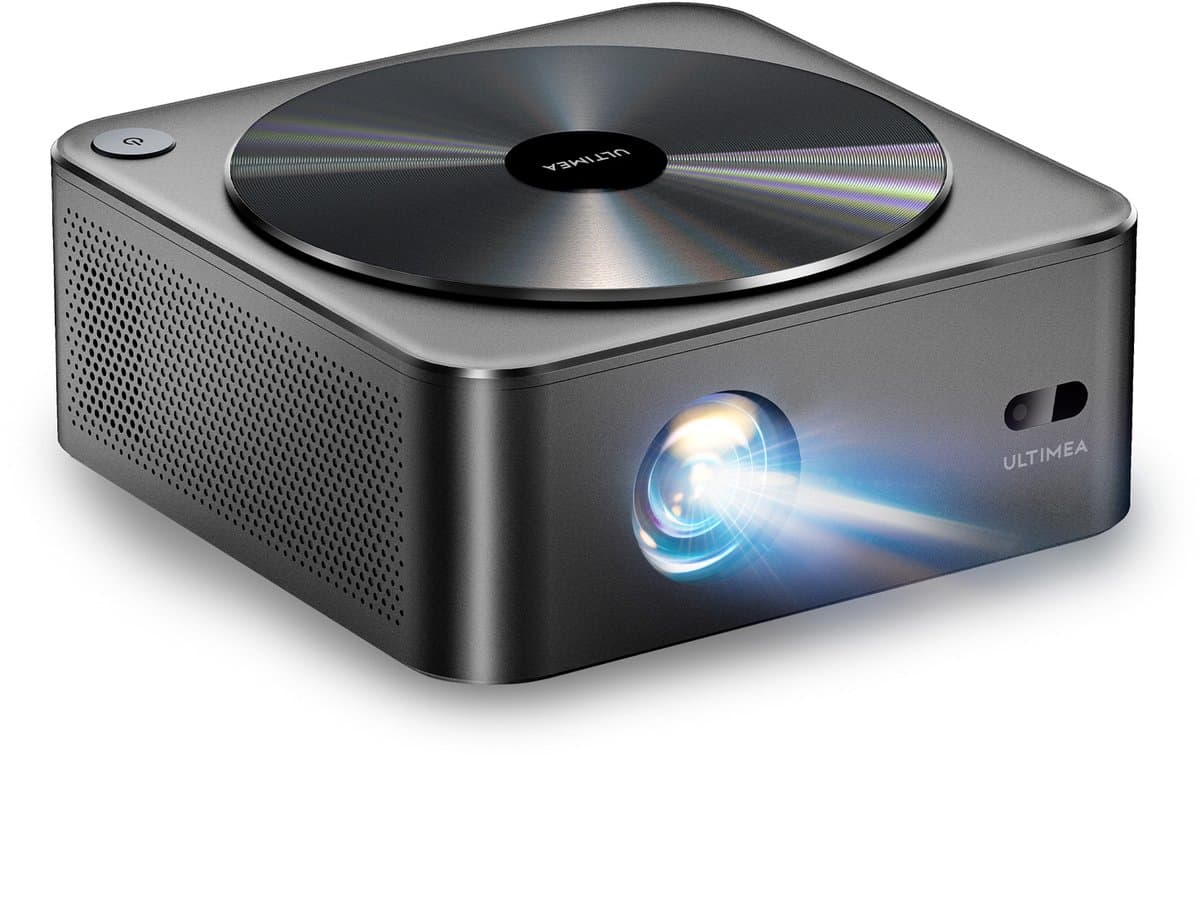 Ultimea Apollo P40 LCD-projector, Full HD Native 1080P 700 ANSI Lumens, 5G WiFi, Keystone-correctie, Grijs — afbeelding 1