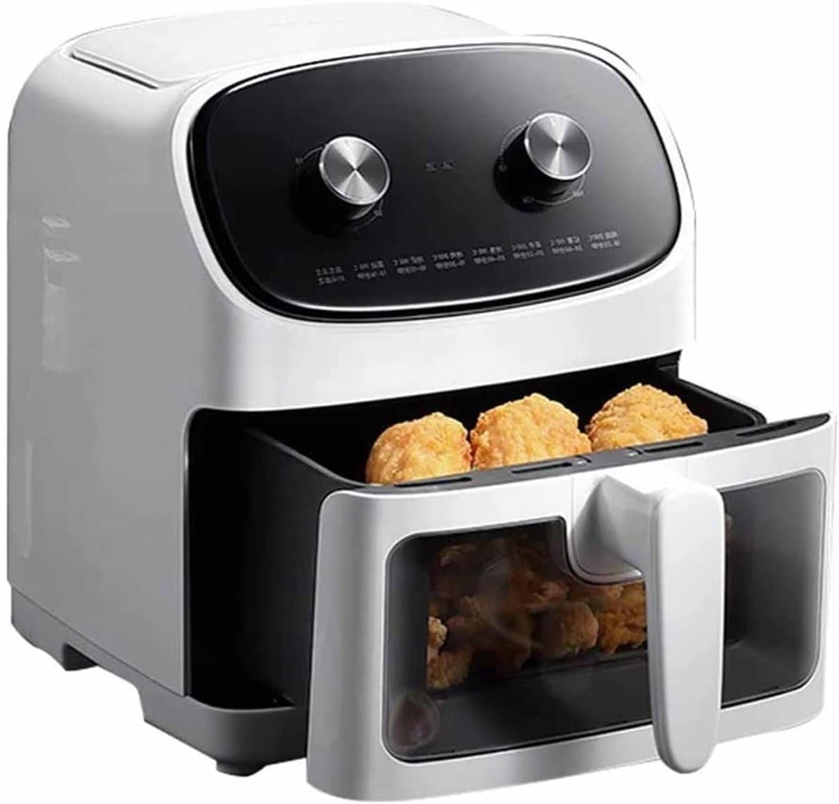 Heteluchtfriteuse Oven - Visuele Oven - Gezond Koken - Glazen Kijkvenster - 4 Liter Capaciteit - Multicolor — afbeelding 1