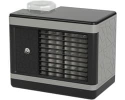 Mobiele Airco - Mini Koeler - Persoonlijke Koeling - Drie Snelheden - 3500 Gram - Grijs Zwart