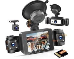 USB-dashcam voor Android-autoradio Waterdichte mini-autocamera Auto-recorder Nachtzicht Dashcam Loop-opname met G-sensor Videorecorder 170掳 groothoek met 64G SD-kaart