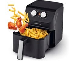Heteluchtfriteuse 4 Liter met Timerfunctie - Vetarm Frituren, Grillen en Bakken