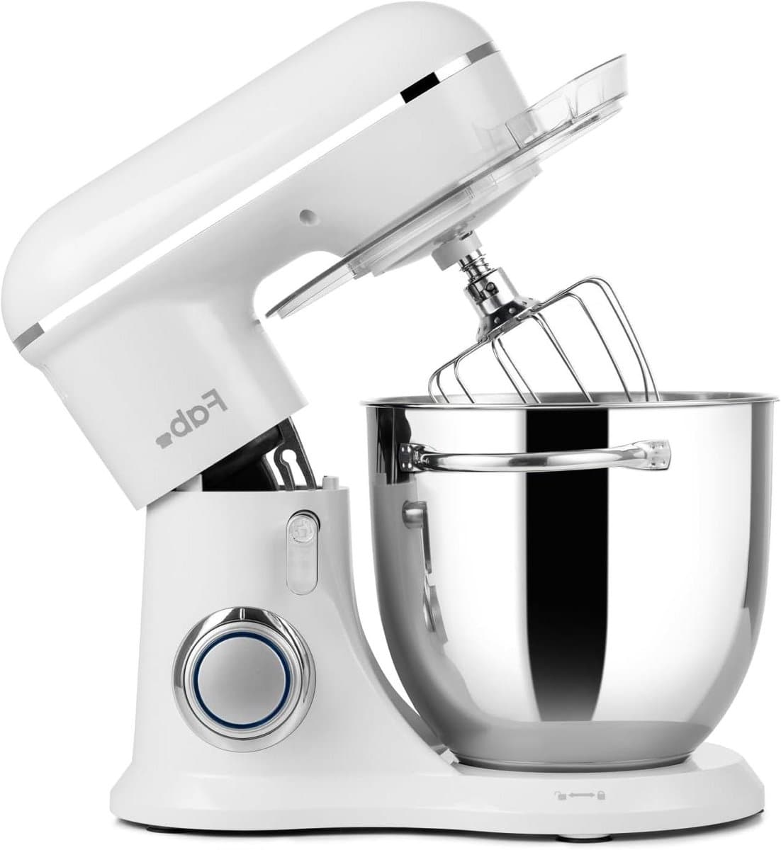 Keukenmachine - Kneedapparaat - Thuis bakken - Grote 6 liter kom - 2000 Watt - Wit — afbeelding 1
