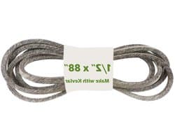 Grasmaaier Riem - V-snaar Dek - Maaien van gras - Hoge temperatuur weerstand - 1/2 x 88 inch - Zwart
