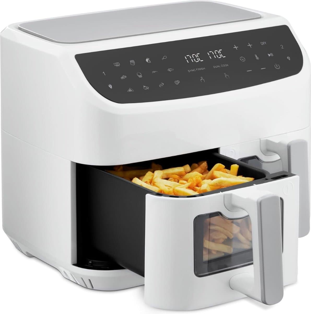 Dubbele Airfryer - Dubbele Mand - Dual Cook - Heteluchtfriteuse — afbeelding 1