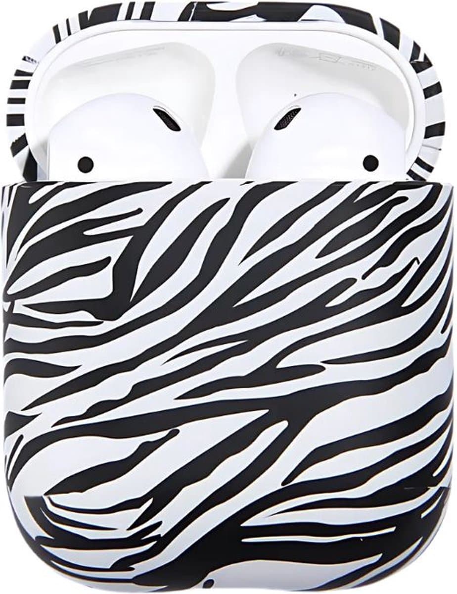 Shieldcase Zebra Style Case - beschermhoes geschikt voor Airpods hardcase - zebra print hoesje - dierenprint — afbeelding 1
