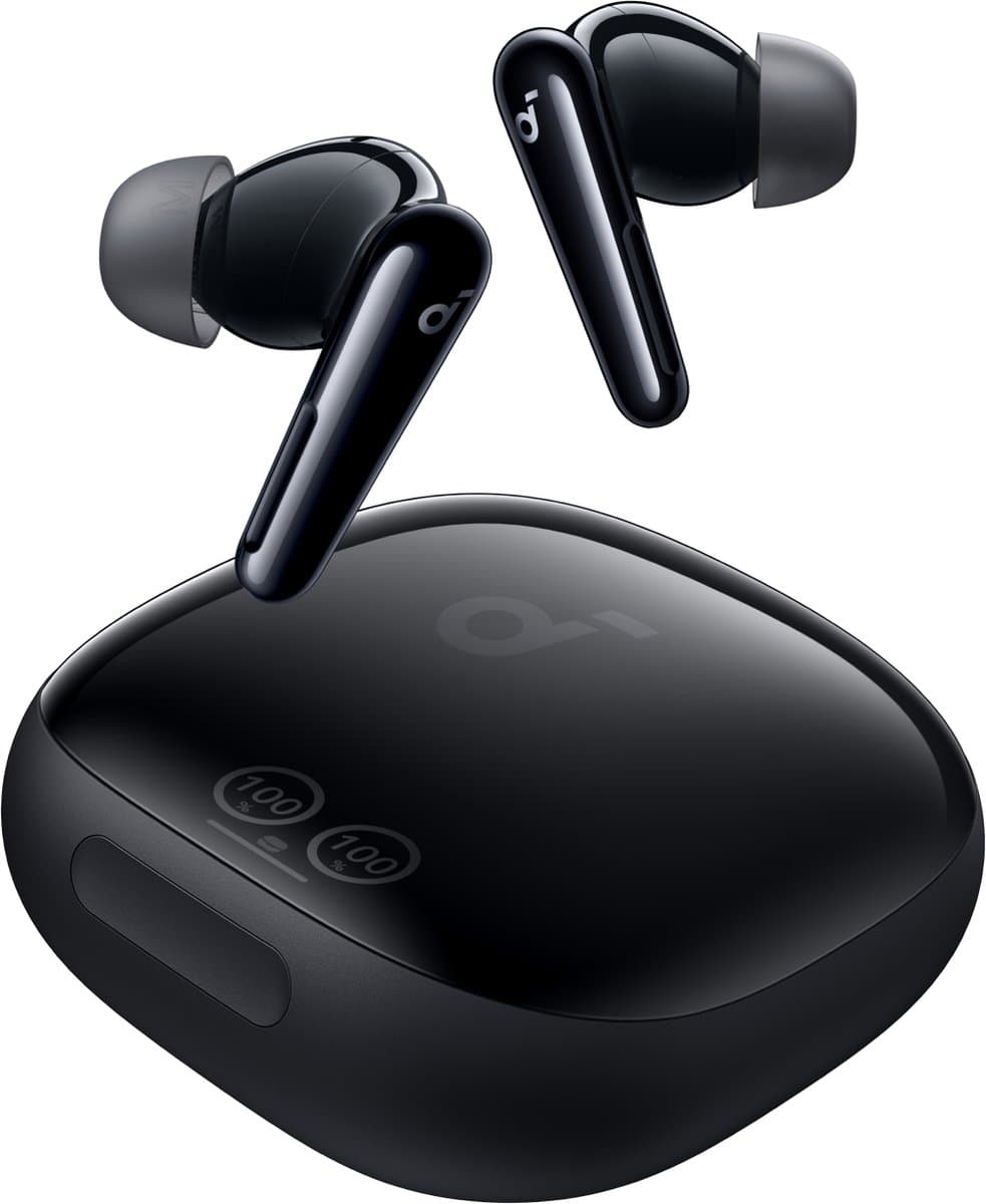soundcore Liberty 4 Pro by Anker - Draadloze oordopjes met ruisonderdrukking - 7 sensoren - Realtime adaptieve ruisonderdrukking - 2x sneller opladen - Hifi-muziek op studioniveau - 6 microfoons en AI — afbeelding 1